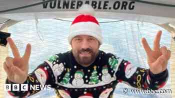 Sailor in round-the-world race shares Christmas treat