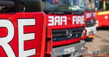 Twelve people escape Christmas day south east London flat block fire