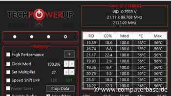 Tuning-Tool für Intel CPUs: ThrottleStop 9.7 ändert Überwachung der DDR-Speicher­geschwindigkeit [Notiz]