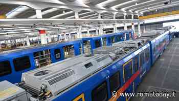 Nuovi treni per le linee MetroMare e Roma Viterbo: la regione Lazio visita il cantiere