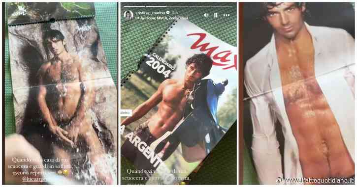 Cristina Marino trova il calendario con le foto di Luca Argentero nudo a casa della suocera: ecco la sua reazione