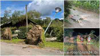 „Schwerstes Unwetter seit 2008“ mit „tiefschwarzen Wolken“ über Wasserburger Raum