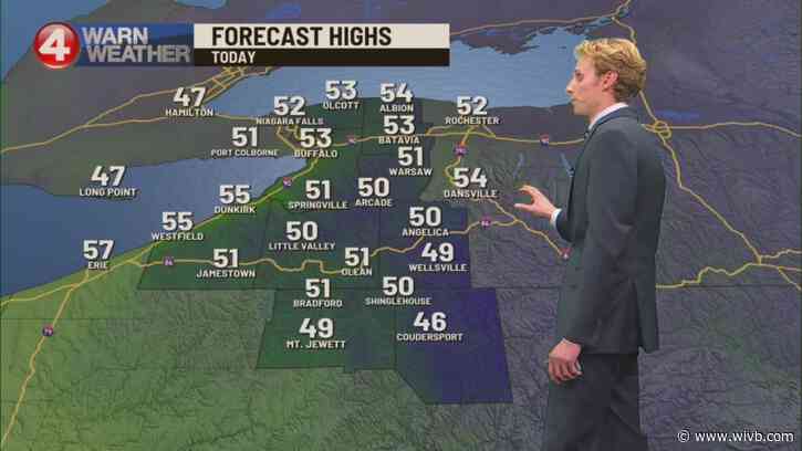 Soaking rain Sunday; scattered showers Monday