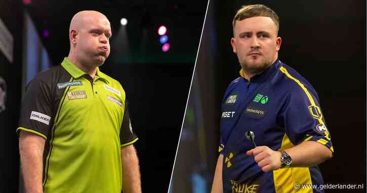 Michael van Gerwen haalt opgelucht adem na zege op Brendan Dolan, Luke Littler verslaat opponent die tegen zijn opa speelde