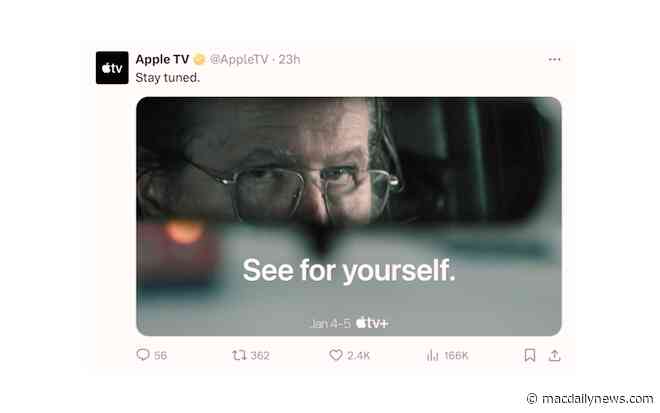 Apple TV+ teases ‘Stay tuned. See for yourself January 4-5’