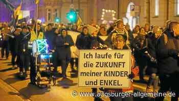 Letzter Protestzug: Bürgerforum ist enttäuscht über geringe Beteiligung