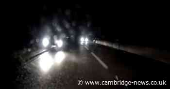 'Terrible' Boxing Day near miss on Cambs road caught on dashcam