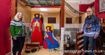 Cambs couple builds life-sized Nativity scene using half a million Lego bricks