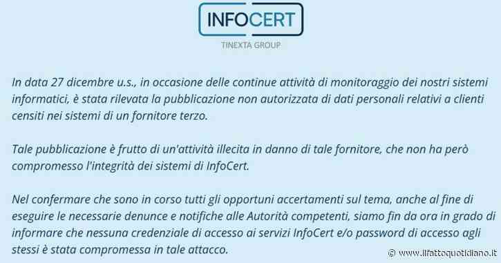 Infocert attaccata dagli hacker: sottratti i dati di milioni di clienti. La società che fornisce lo Spid: “Nessuna credenziale compromessa”