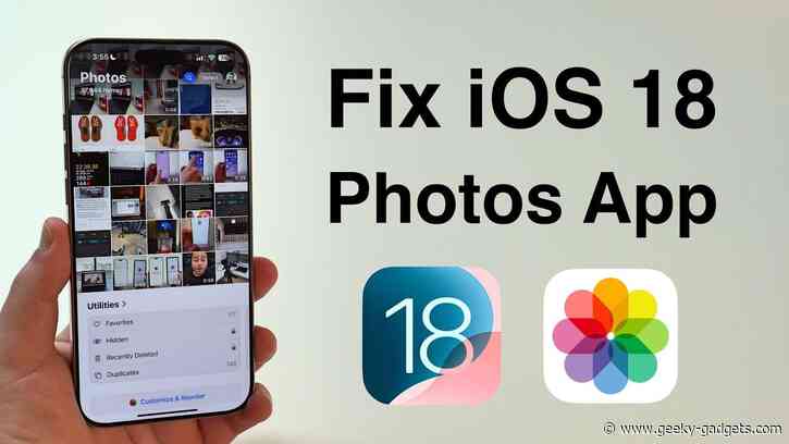 iOS 18 Photos App Driving You Crazy? Here’s the Fix!