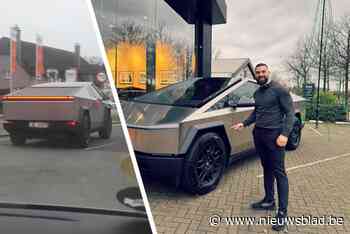 Eerste legale Tesla Cybertruck in België rijdt rond: Nederlandse rapper vindt achterpoortje