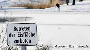 Polizei warnt davor, zugefrorene Gewässer zu betreten