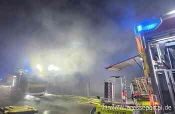 FW Minden: Eine verletzte Person bei Wohnungsbrand