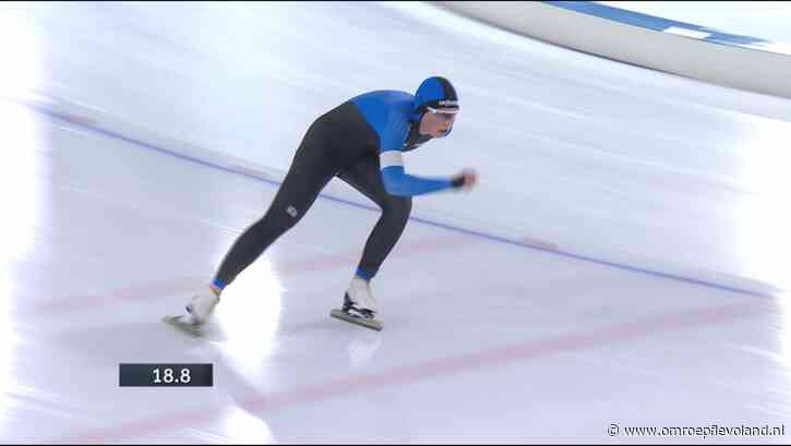 Zeewolde - Zeewoldenaar Van Vliet schaatst twee persoonlijke records op NK Allround