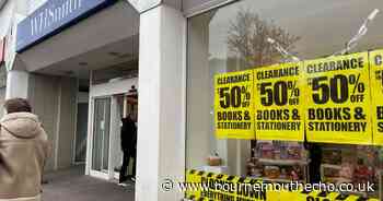 WHSmith closing date confirmed amid 50 per cent off sale