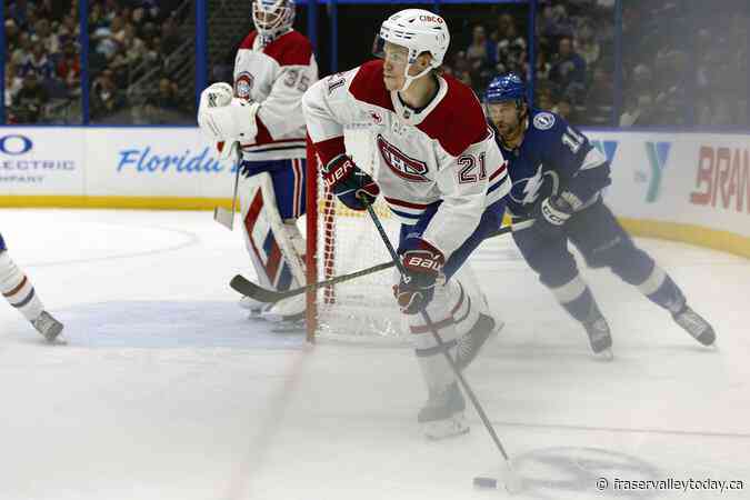 Jake Evans scores for the career-high 4th consecutive game, surging Canadiens beat Lightning 5-2