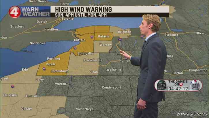 Scattered rain and snow showers coming Monday