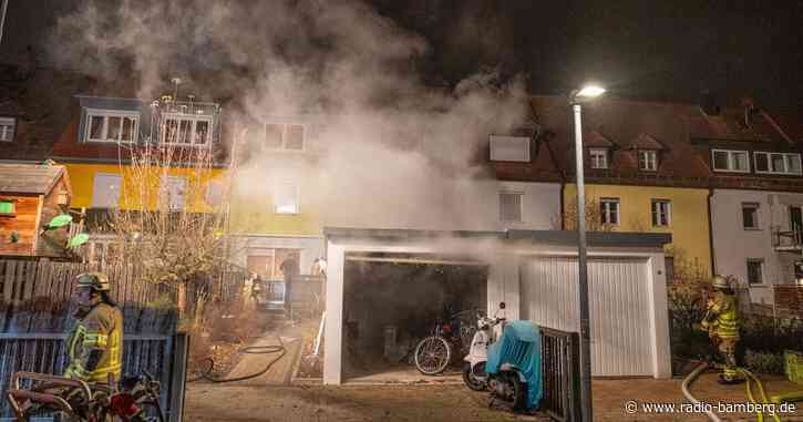 Durch Böller: Feuer in Bamberg
