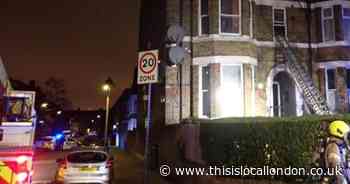 Four people taken to hospital after being rescued from flat fire in Brixton