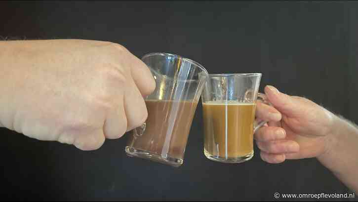 Lelystad - Nieuwjaarsreceptie Lelystad in de buitenlucht: proosten met koffie, thee en warme chocomel