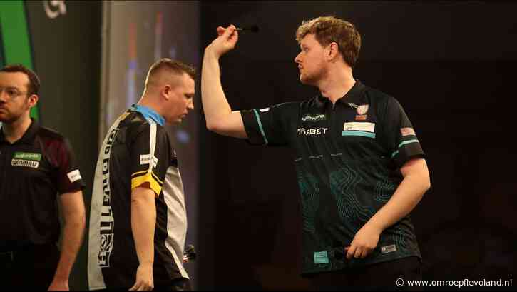 Almere - Darter Kevin Doets verspeelt plaats in kwartfinale WK