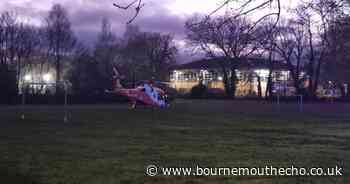 Armed police and air ambulance called to incident