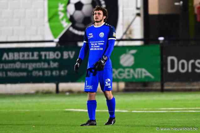 Doelman Wout Van der Perren vraagt uitstel bij KVK Ninove