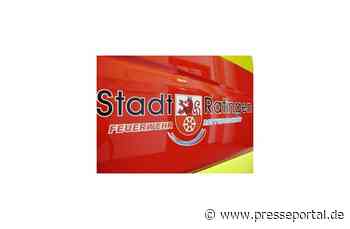 FW Ratingen: Feuerwehr Ratingen im Umweltschutzeinsatz nach Gewässerverunreinigung