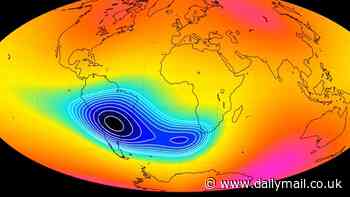 Massive 'weak spot' in Earth's magnetic field is growing...  and it could have huge consequences