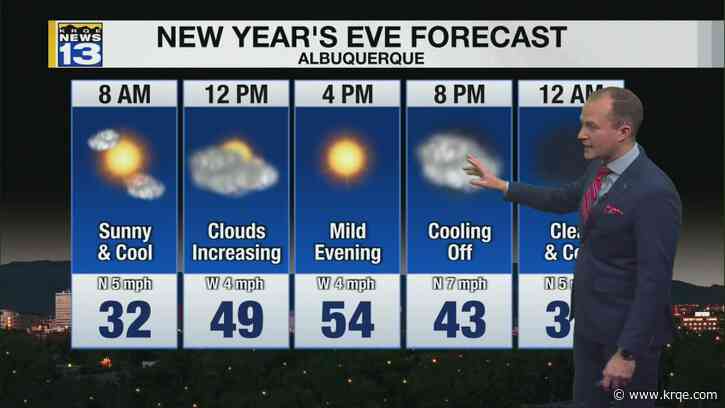 Cold front moving into New Mexico tonight