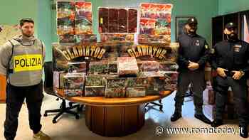 A Roma la polizia ha sequestrato mezzo quintale di botti illegali