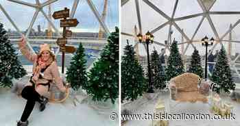 The Greenwich Instagram-worthy experience at the UK’s highest snow globe