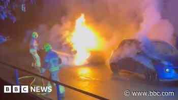 Newly widowed man devastated after car arson