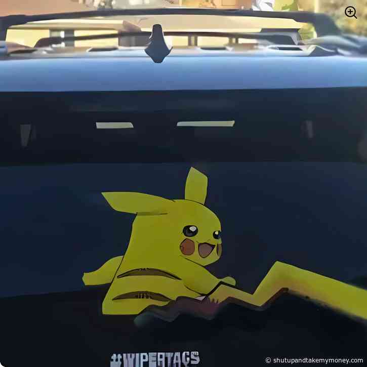 Pika Wagging Tail WiperTags