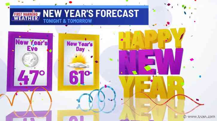 Seasonable temperatures to ring in 2025