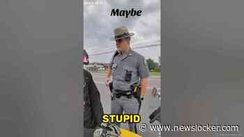 Biker in Trouble 😨 via @steammartian7705