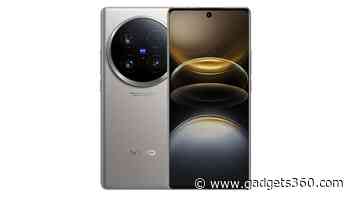 Vivo X200 Ultra Tipped to Get Triple Rear Camera Unit With 200-Megapixel Sensor