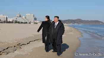 Tourismus-Projekt in Nordkorea: Kim Jong Un und Tochter besichtigen Ferienanlage