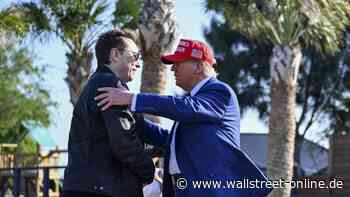 Neue Prioritäten?: Investoren fragen: Arbeitet Elon Musk für Tesla oder nur noch für Trump?