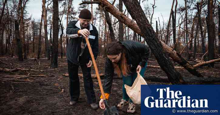 ‘The forest will survive’: the volunteers saving Kharkiv’s war-charred woodland