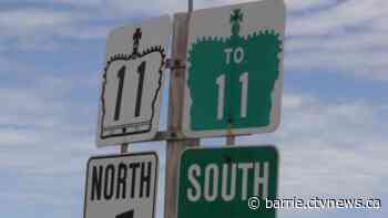 Tractor-trailer collision on Highway 11 takes out over 100-feet of guardrail