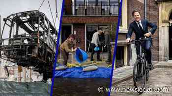 In beeld | Dit was 2024 in 24 foto's: afscheid Rutte, extreem veel regen en rellen