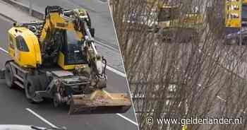 Politie schiet man dood na wilde rit met graafmachine in Duitsland