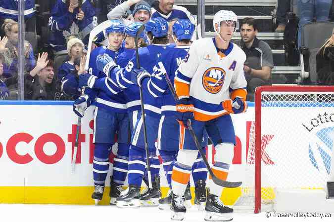 Kampf, Lorentz and Tavares score for Maple Leafs in 3-1 win over Islanders