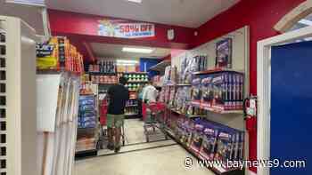 Business boom: Residents buy fireworks to prepare for the new year