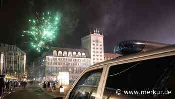Polizei in Leipzig mit Feuerwerk beschossen