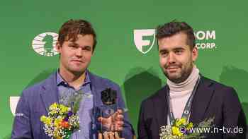 "Wir sind beide müde und nervös": Blitzschach-WM endet kurios