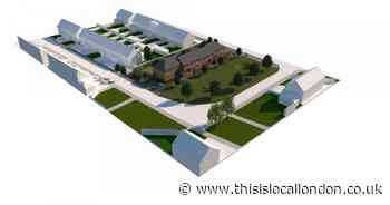 Plans submitted for four new homes on plot of land in Harold Hill