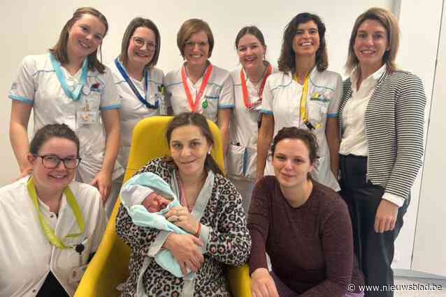 Mariana is eerste kindje van 2025 in AZ Zeno Knokke