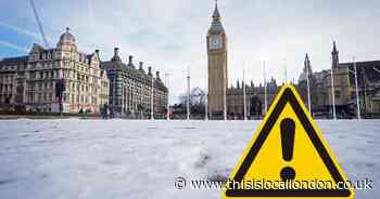 Three-day yellow weather warning for snow issued for London this weekend